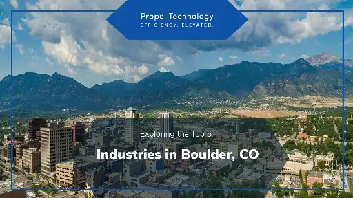 Top Industries in Boulder